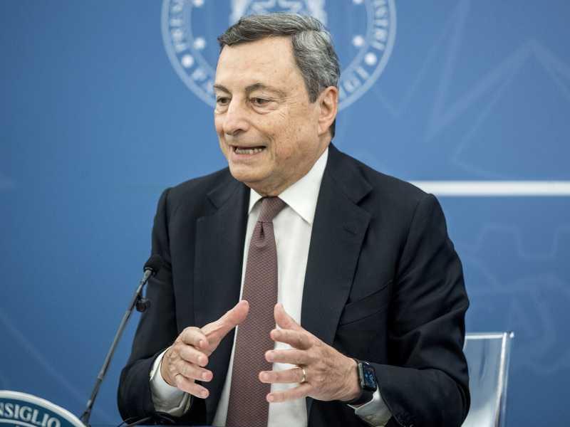 Il premier Mario Draghi (LaPresse)