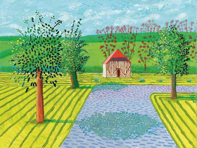 La primavera nella Normandia, David Hockney