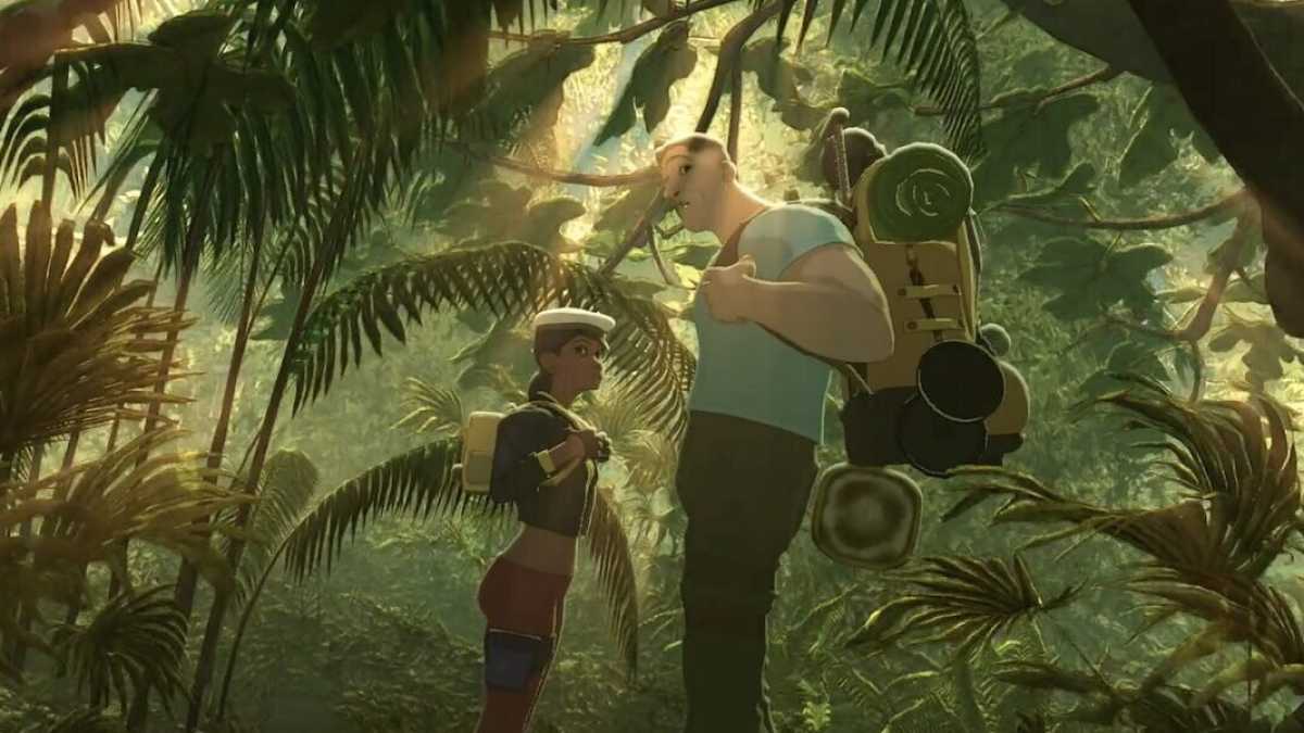 Immagine di "Yaya e Lennie", dove l'animazione si confonde con la realtà