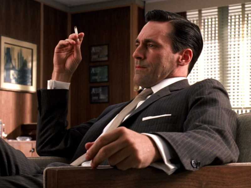 Don Draper, protagonista della serie "Mad men"
