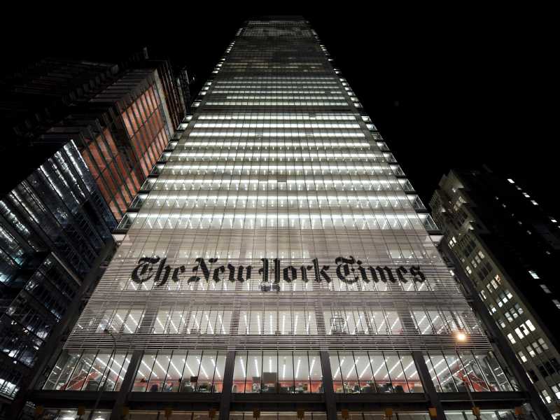 Durante la gestione di Arthur Ochs Sulzberger Jr. il giornale ha aperto la nuova sede a Manhattan progettata da Renzo Piano (foto EPA/JUSTIN LANE)&nbsp;<br />