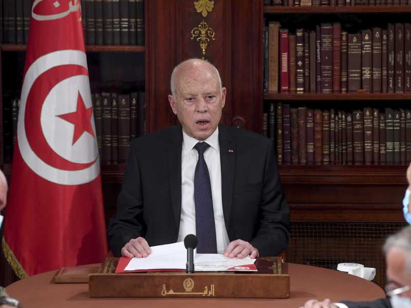 &nbsp;Il presidente della Tunisia Kais Saied (LaPresse)<br />