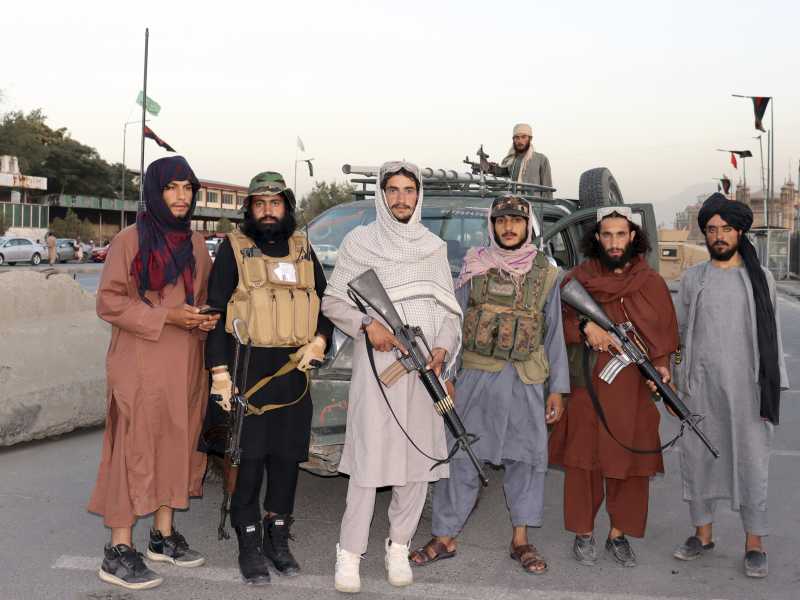 Talebani a Kabul (LaPresse)