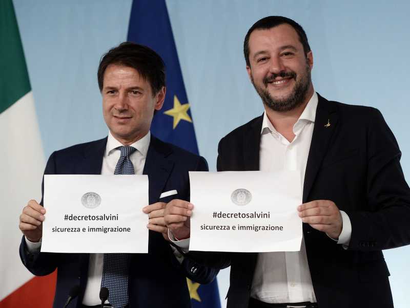 Il Conte spudorato contro Salvini