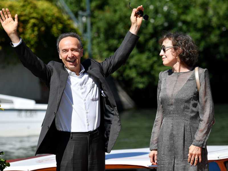 Roberto Benigni e Nicoletta Braschi a Venezia 2021 (Ansa)&nbsp;