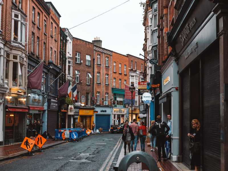 le strade di Dublino (foto Unsplash)