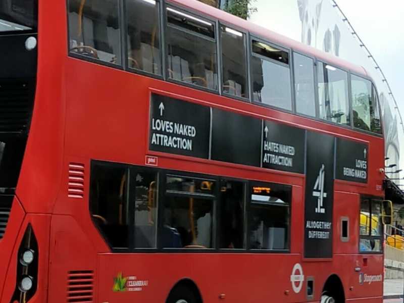 A Londra puoi diventare testimonial pubblicitario prendendo il bus