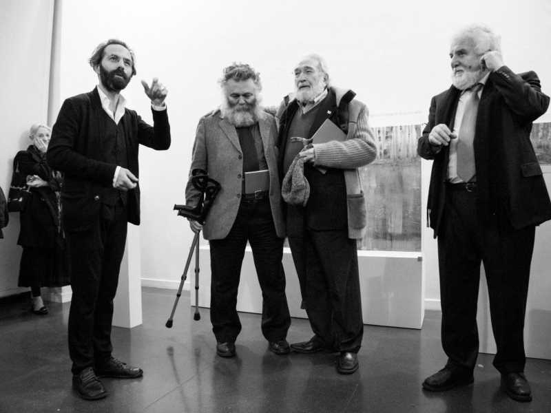 Giovanni Bonaldi, Jean Blanchaert, Arturo Schwarz, Gino Di Maggio, Milano 2014 (foto Wikimedia Commons)&nbsp;<br />