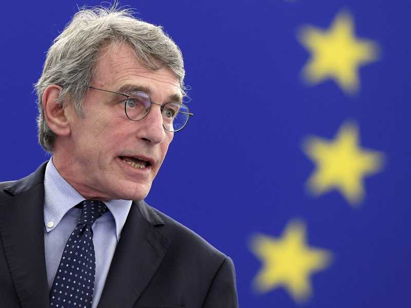 David Sassoli, presidente del Parlamento europeo (foto Ap)