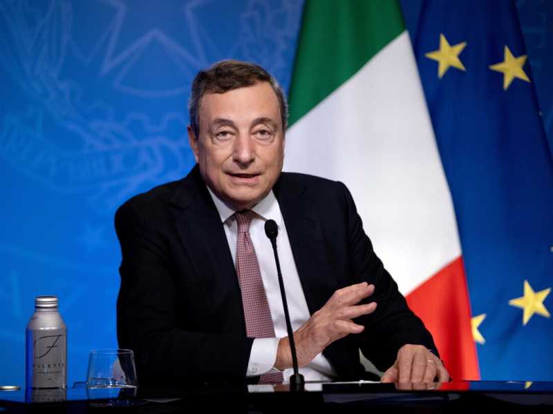 Mario Draghi (foto Ansa)