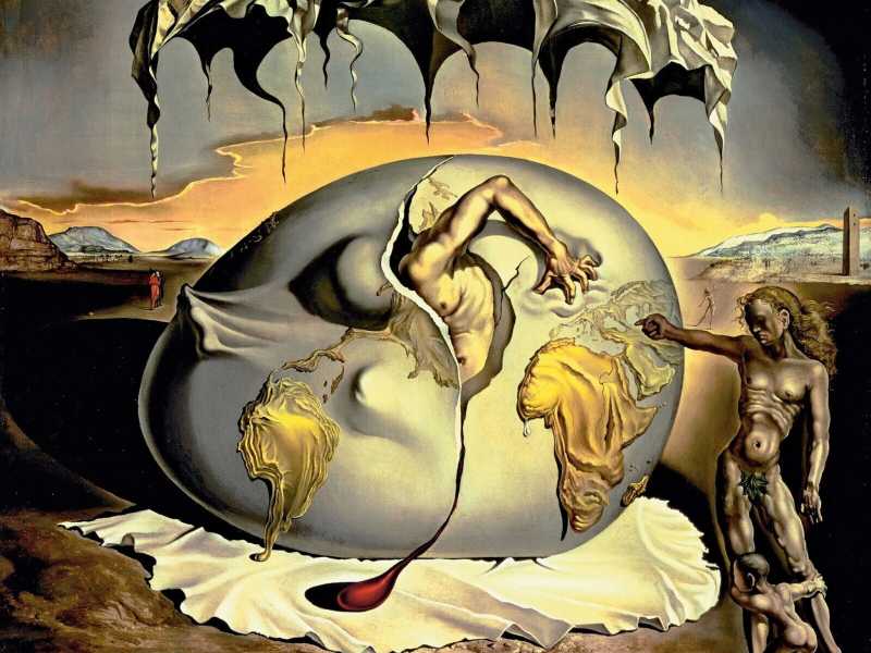 Bambino geopolitico guarda la nascita dell'uomo nuovo - Salvador Dal&igrave; (1943)&nbsp;<br />