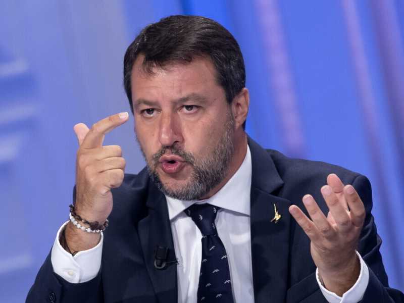 Matteo Salvini (foto Ansa)