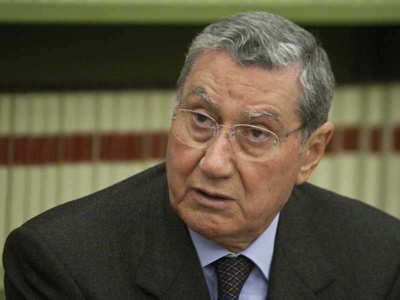 Nicola Mancino, ex ministro della Giustizia (foto LaPresse)