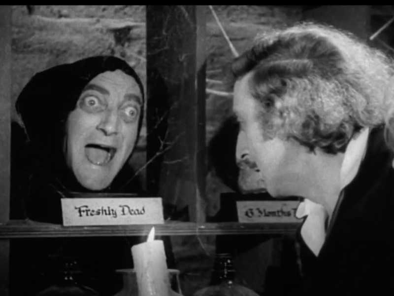 Marty Feldman e Gene Wilder in "Frankenstein Junior" di Mel Brooks&nbsp;