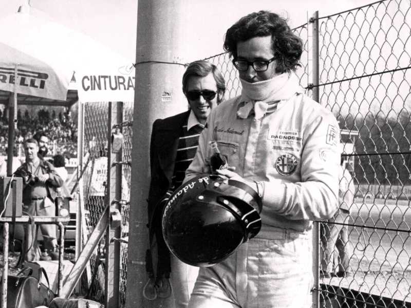 Andrea de Adamich nel 1972 (foto LaPresse)