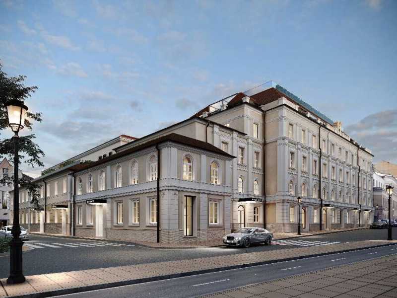 Un rendering del Bulgari residence a Mosca