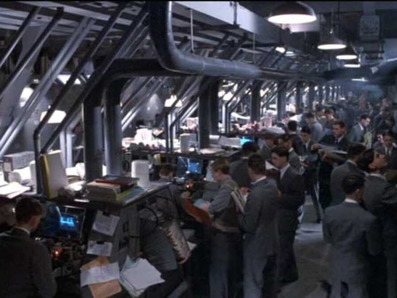 Una scena di Brazil, film del 1985 diretto da Terry Gilliam&nbsp;<br />