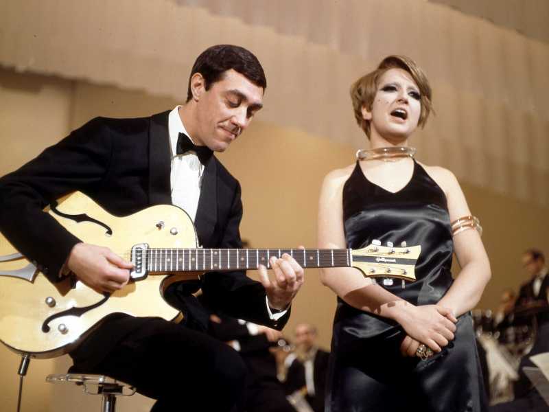 Franco Cerri e Mina (LaPresse)&nbsp;
