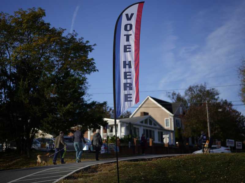 Gli elettori della Virginia si recano alle urne il 5 novembre 2019 ad Arlington (Foto di Win McNamee/Getty Images)&nbsp;<br />