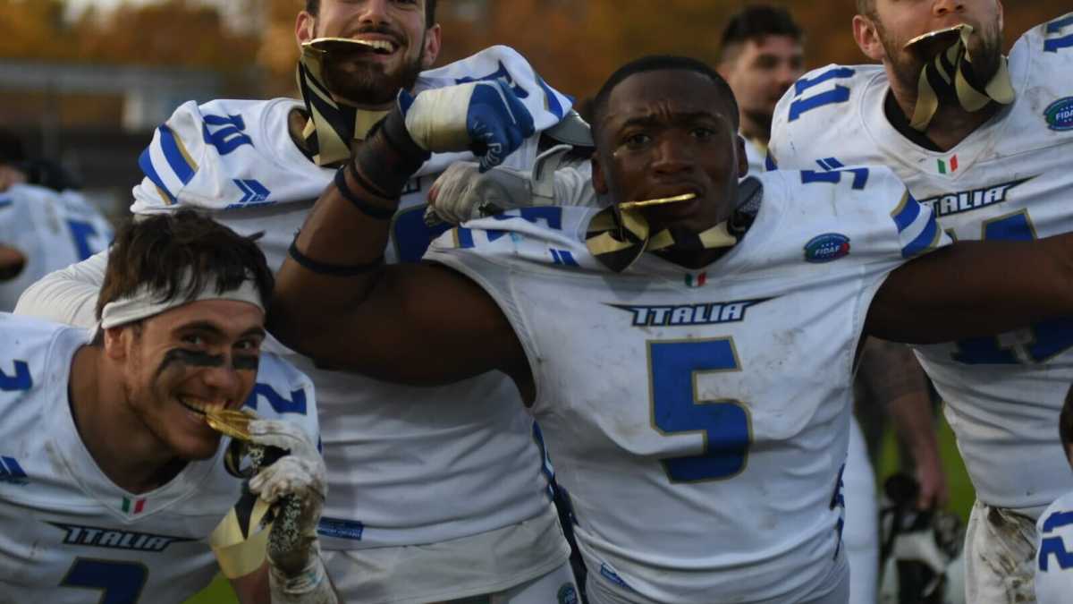 Immagine di Italia è campione d’Europa. Il football americano si colora di Blue