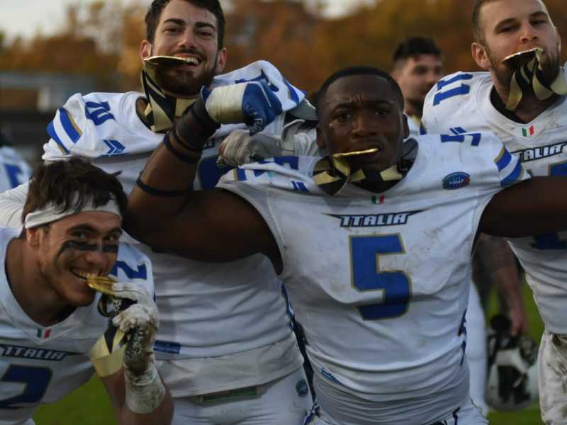 (Foto dalla pagina Facebook della Federazione italiana Football americano)