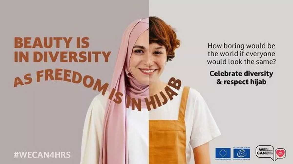 Immagine di "La libertà è nell’hijab". La Commissione prende le distanze dal video del Consiglio d'Europa