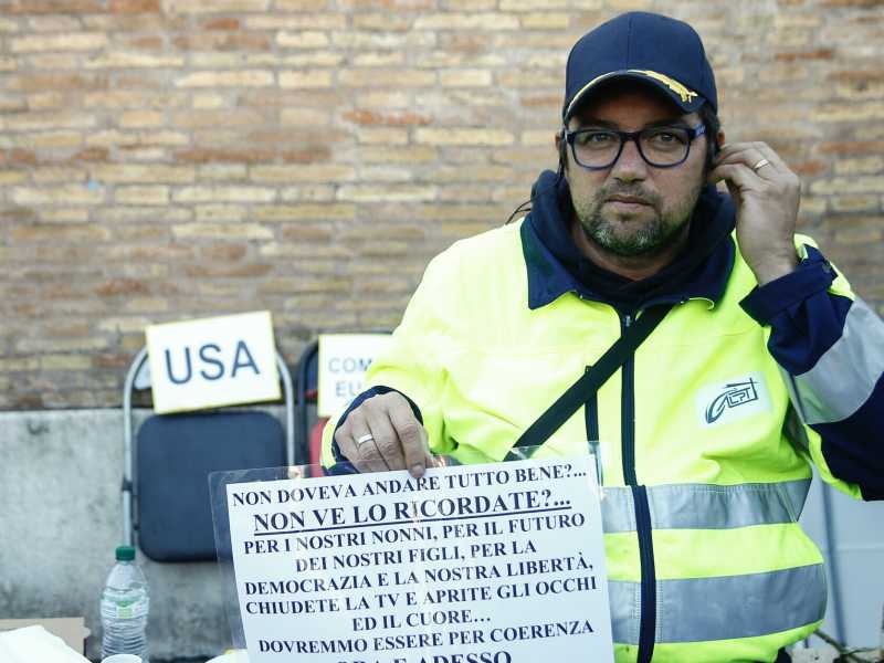 Stefano Puzzer (LaPresse)&nbsp;