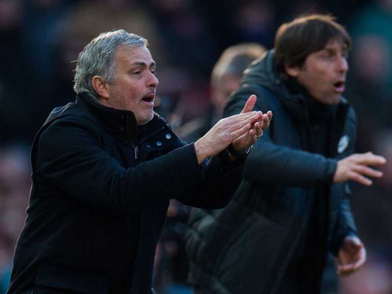 Jos&eacute; Mourinho e Antonio Conte (Ansa)