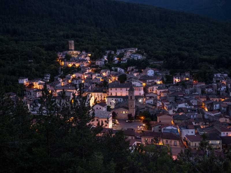 Introdacqua, comune nella valle Peligna, provincia di L'Aquila in Abruzzo (Foto by Elisabetta Zavoli/Getty Images)&nbsp;<br />