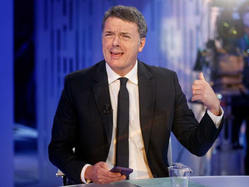 Matteo Renzi a Otto e mezzo (LaPresse)&nbsp;