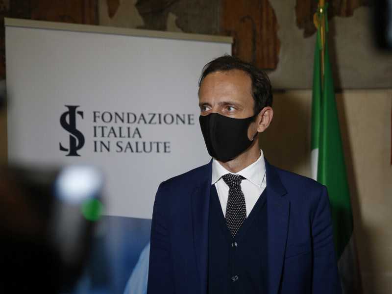 Massimiliano Fedriga, presidente del Friuli-Venezia Giulia e della Conferenza stato-regioni (LaPresse)