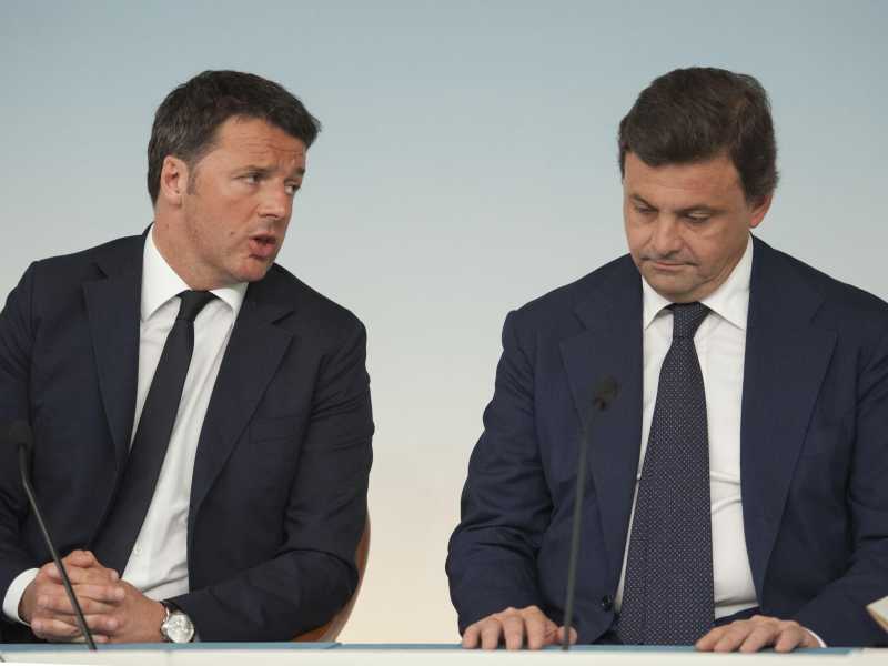 Renzi e Calenda: piccolo centro, grande rissa. Insulti e dispetti fra i due ex amici