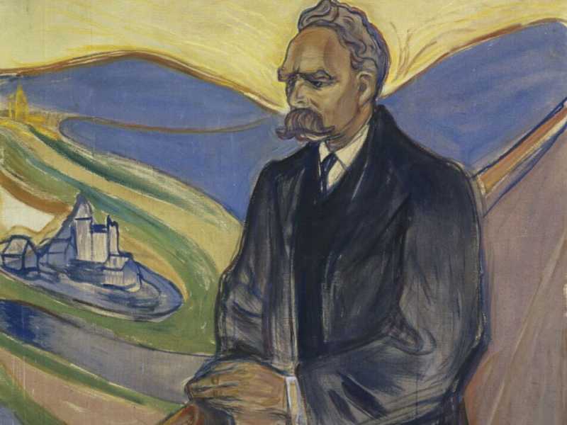 Edvard Munch, Ritratto di Friedrich Nietzsche, 1906, Thiel Gallery, Stoccolma