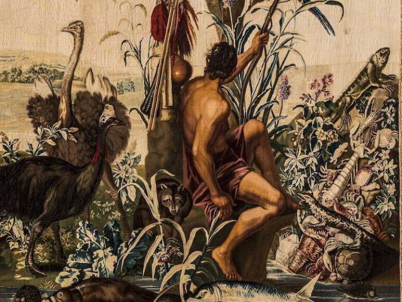 La "Tenture des Indes", presente a Villa Medici, a Roma