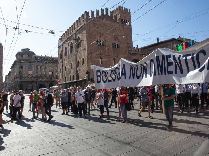 Bologna nel 41esimo anniversario della strage (Ansa)&nbsp;