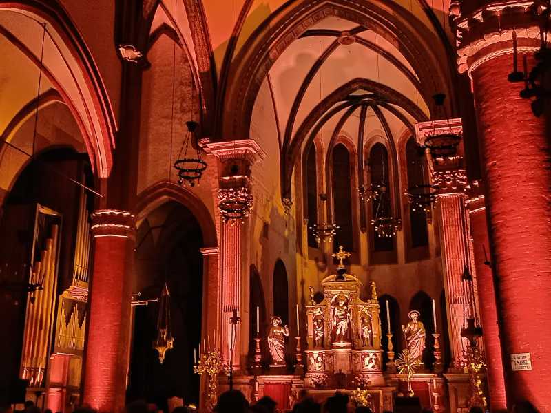 Santa Maria dei Servi durante il concerto (foto di Nicola Contarini)