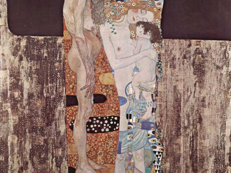 Le tre et&agrave; della donna, Gustav Klimt, 1905 (Wikipedia)&nbsp;<br />