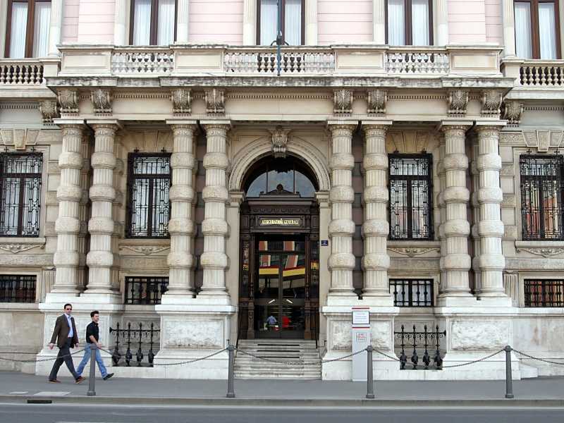 La sede centrale di Generali a Trieste (LaPresse)&nbsp;<br />