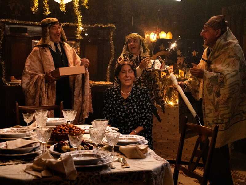 Natale in casa Cupiello, scena dal film tv di Edoardo De Angelis, tratto dalla commedia di Eduardo De Filippo&nbsp;<br />