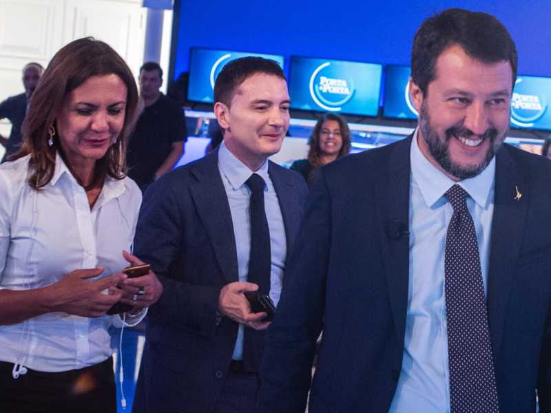 Salvini: "Morisi può tornare subito a lavorare con me, se vuole"