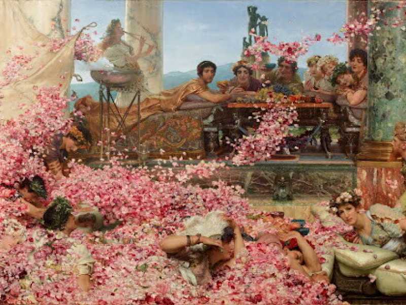 Le rose di Eliogabalo, Lawrence Alma Tadema, 1888, olio su tela<br />