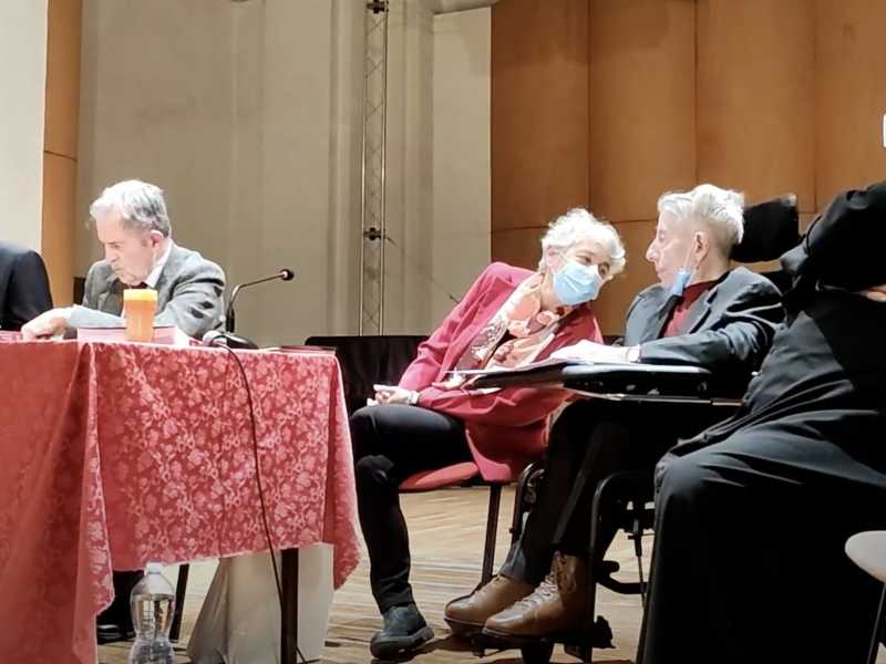 La presentazione dell'ultimo libro di Massimo Toschi (screen da YouTube)&nbsp;