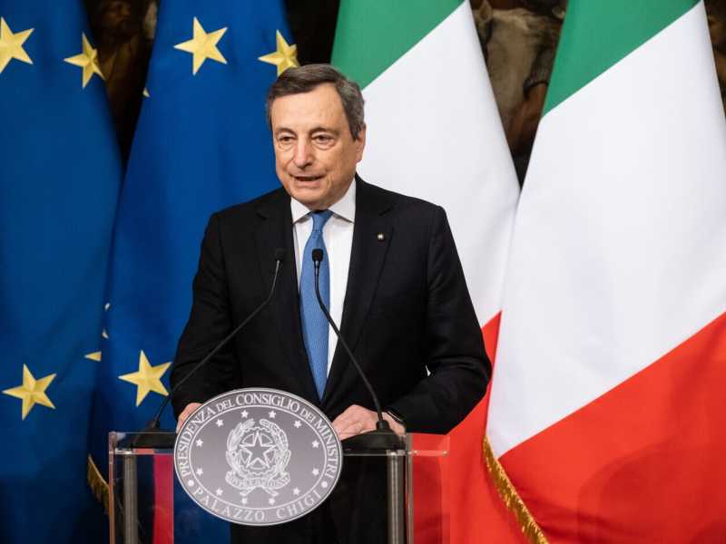 Mario Draghi (LaPresse)
