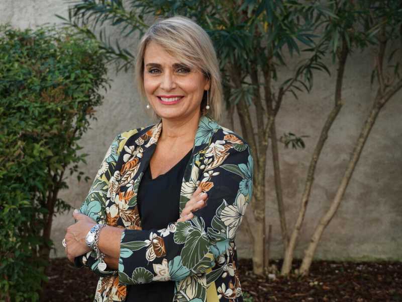 L'immunologa Antonella Viola a Pordenonelegge il 17 settembre 2021 (Ansa)&nbsp;<br />