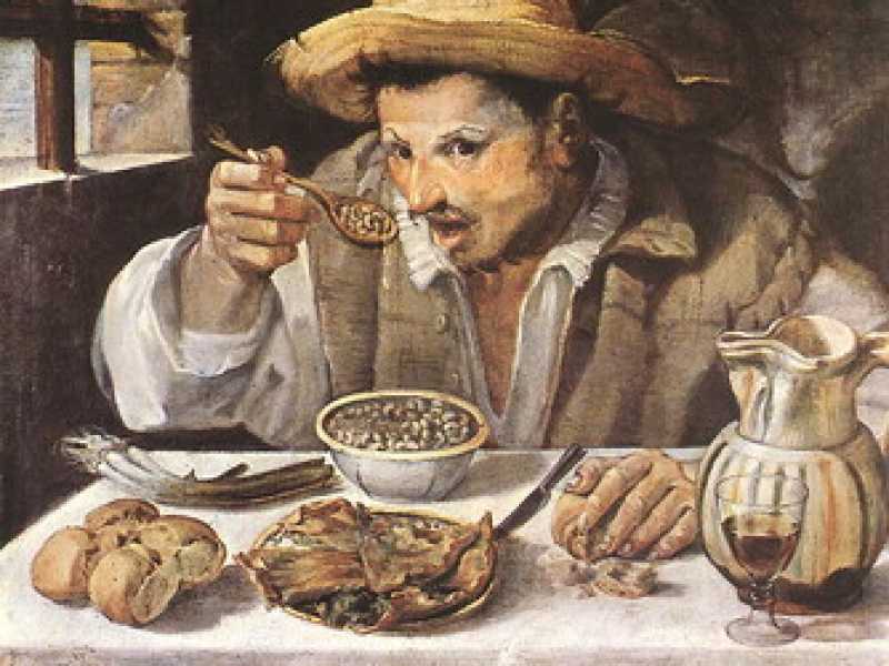 Annibale Carracci, "Il mangiatore di fagioli" (Wikimedia Commons)&nbsp;