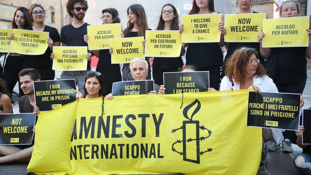 Immagine di “Amnesty International” contro Israele