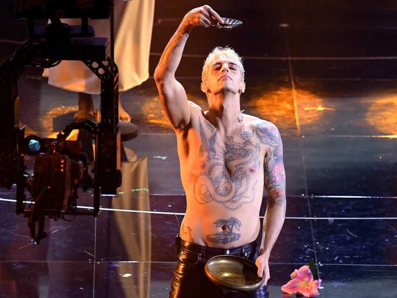 Achille Lauro a Sanremo 2022 (Ansa)&nbsp;