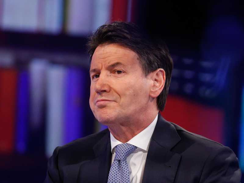  Giuseppe Conte a Otto e mezzo (Ansa/Giuseppe Lami)