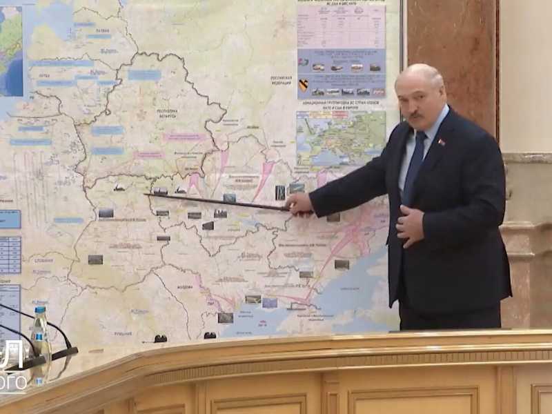 Il presidente bielorusso Lukashenka qualche giorno fa ha mostrato la strategia militare russa al confine tra Ucraina e Moldavia&nbsp;
