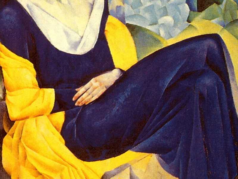 Anna Achmatova ritratta da Nathan Altman, 1914 (foto Olycom)&nbsp;<br />